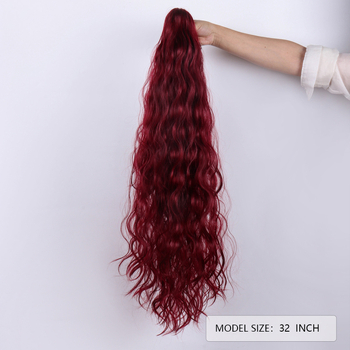 Перука с опашка, къдрава коса; Материал: тел с висока температура; Обработка: механизъм; Може да се боядисва и къдри