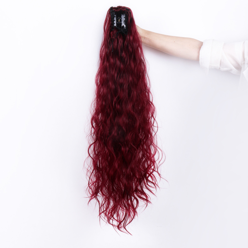 Перука с опашка, къдрава коса; Материал: тел с висока температура; Обработка: механизъм; Може да се боядисва и къдри