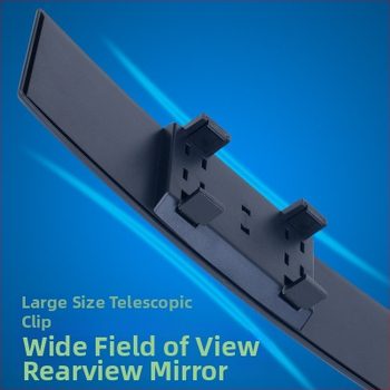 Vidinis galinio vaizdo veidrodis su plačiu matymo lauku, sferinis veidrodis su anti-glare danga, 12V, universali tvirtinimas