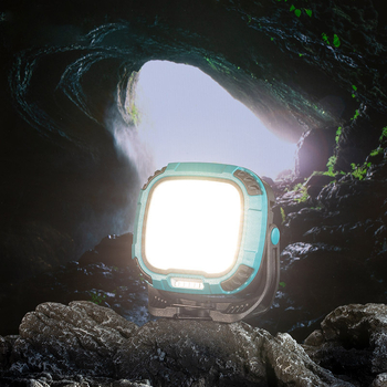 Magnetové COB LED kempingové pracovné svetlo s nabíjaním Type-C, 30W, 5400mAh batéria, dosah 50–100 m