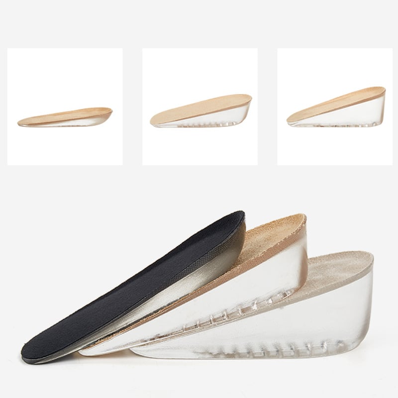 PU papēža pacēlāja zole – necaurspīdīgs iekšējais spilventiņš, stils 243