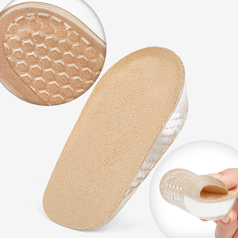 PU papēža pacēlāja zole – necaurspīdīgs iekšējais spilventiņš, stils 243