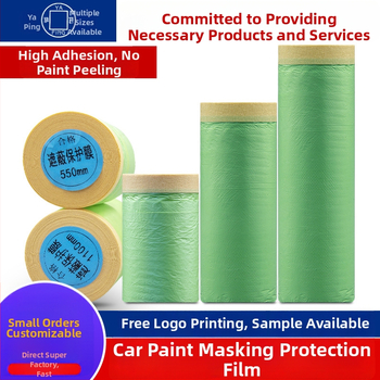 Automobilio dažų maskavimo plėvelė – nepažeidžia dažų ar palieka likučius, HDPE maskavimo plėvelė, didelis klampumas, storis 0,7