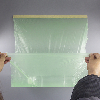 Automobilio dažų maskavimo plėvelė – nepažeidžia dažų ar palieka likučius, HDPE maskavimo plėvelė, didelis klampumas, storis 0,7