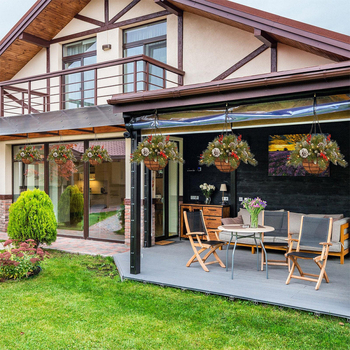 Meimei Crafts Kalėdinis pakabinamas šiaudų vainikas – rankų darbo, Kalėdų dekoracija