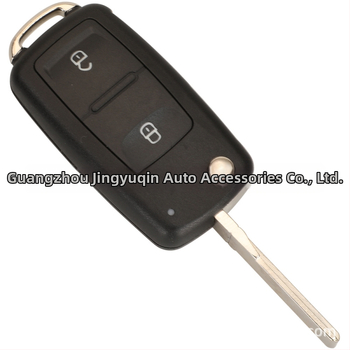 Auto võtme asenduskorpus VW/Skoda/Seat – ABS kate, metallist võtme teraga, 45 g, ilma kaugjuhita