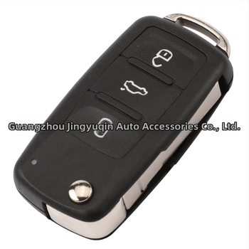 Auto võtme asenduskorpus VW/Skoda/Seat – ABS kate, metallist võtme teraga, 45 g, ilma kaugjuhita