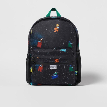 Unisex auduma mugursoma ar Among U apdruku priekš primārās skolas, pavasaris 2024