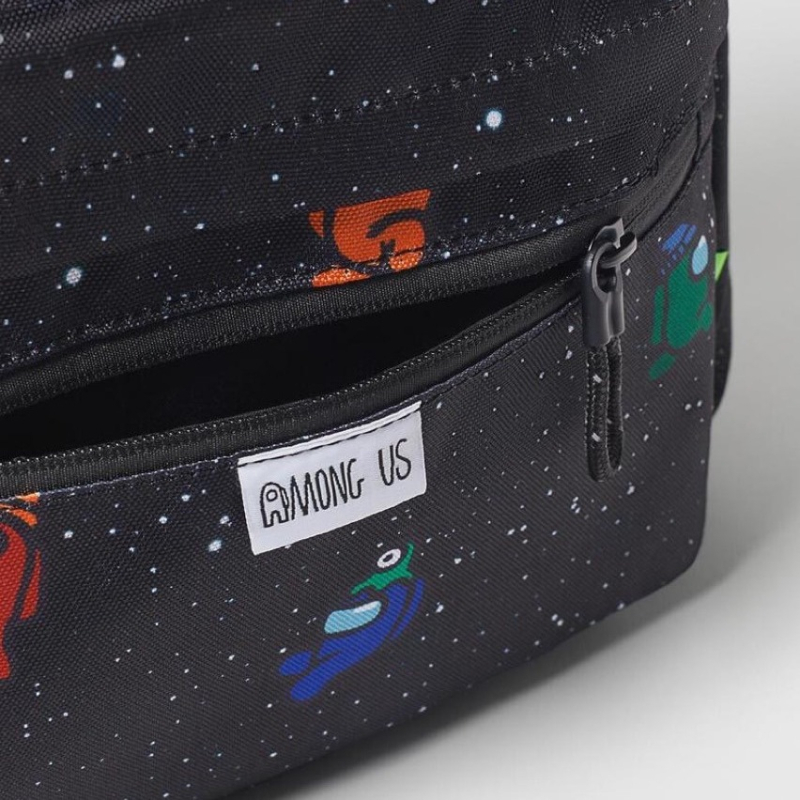 Unisex lõuendist koolikott Among U trükiga põhikoolile, kevad 2024