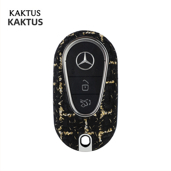Obal na kľúč Mercedes-Benz pre C triedu a S triedu, Materiál PC, Jednoduchý štýl, Možnosť personalizovanej úpravy