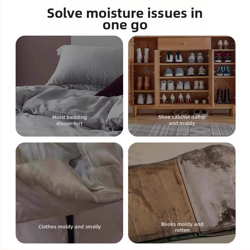 Десикантна торбичка за влагоабсорбция – суха и влагозащитна; без аромат; опакована в торба; поставя се хоризонтално; за студентски общежития