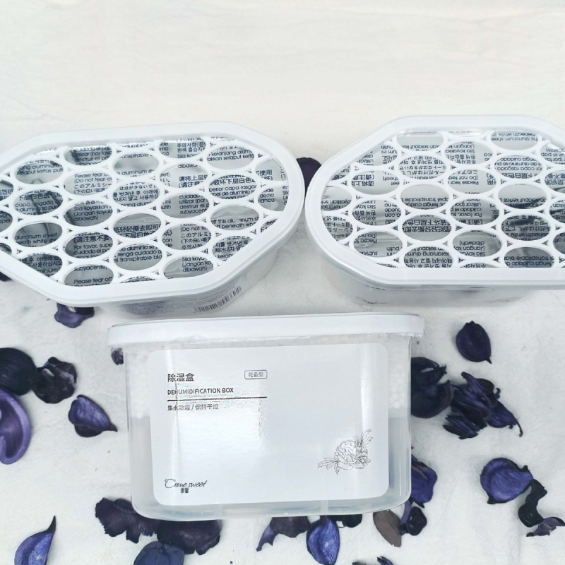 Kangxin 0,8 kg trostruka pakiranja kutije za apsorpciju vlage, cvjetni miris, Guangdong podrijetlo, kućni odvlaživač