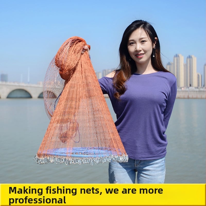Kuhong hádzacia sieť na ryby, monofilamentová šnúra, autorizovaná súkromná značka