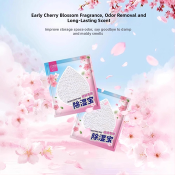 Dėžutės tipo desikantas spintai su persikų kvapu, drėgmės sugėrimas, 230 g