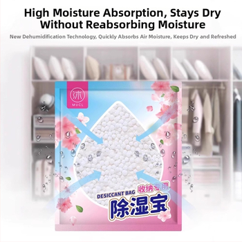 Dėžutės tipo desikantas spintai su persikų kvapu, drėgmės sugėrimas, 230 g