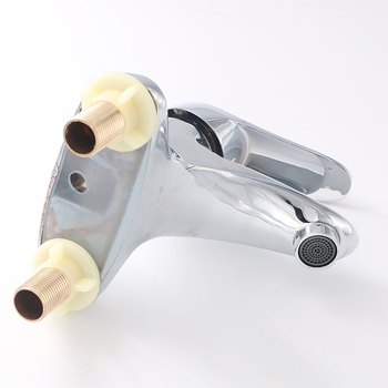 Robinet de chiuvetă pentru baie, model V3202, corp din aliaj de zinc, cartuș ceramic, amestec cald și rece, montaj pe blat