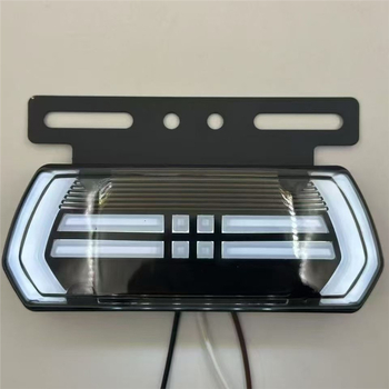 Странично LED осветление за камион с индикатор за завиване и задно осветление, 24V, водоустойчиво, модел: Black Shark Symphony Edge Light