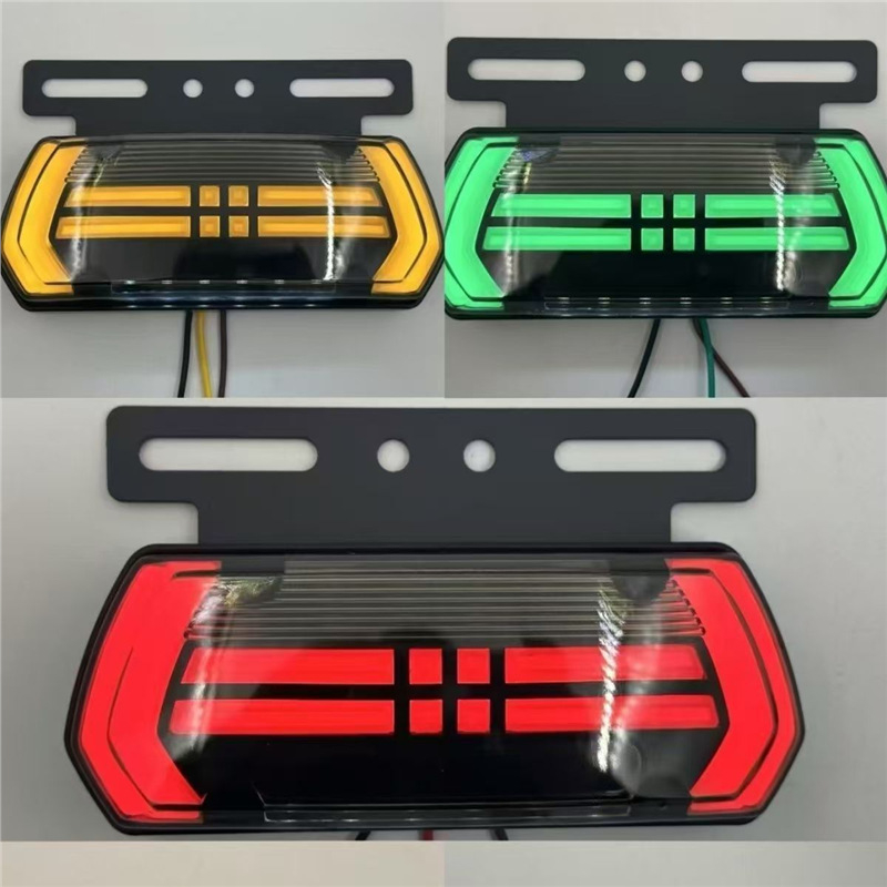 Странично LED осветление за камион с индикатор за завиване и задно осветление, 24V, водоустойчиво, модел: Black Shark Symphony Edge Light