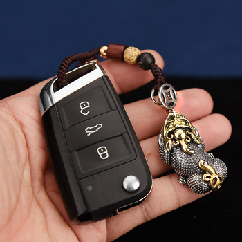 Automobiļu atslēgu piekariņš, rokdarbu aukla, auklas materiāls, retro unisex stils, pavasaris 2024