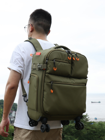 Ultralēta kabīnes bagāža ar Oxford audumu, elpojošs dizains, 6 kg, rāvējslēdzēja atvērums, universālie riteņi