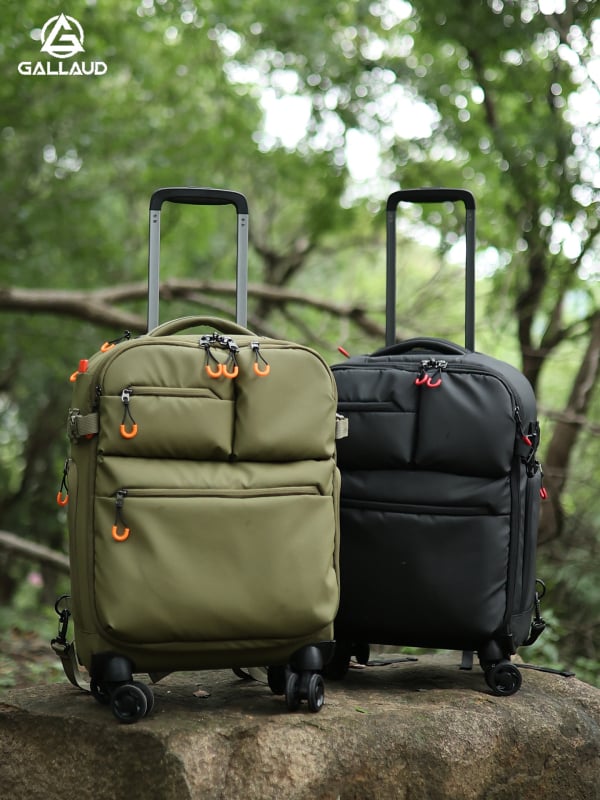 Ultralēta kabīnes bagāža ar Oxford audumu, elpojošs dizains, 6 kg, rāvējslēdzēja atvērums, universālie riteņi