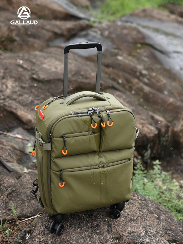 Ultralēta kabīnes bagāža ar Oxford audumu, elpojošs dizains, 6 kg, rāvējslēdzēja atvērums, universālie riteņi