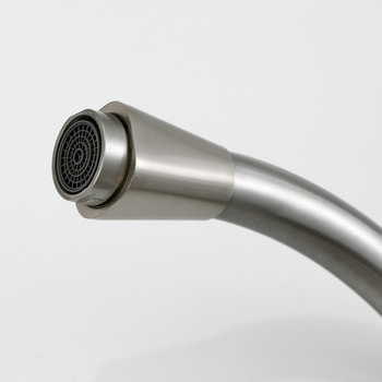 Kuhinjski faucet s brušenim završetkom, dizajn žabe, samo hladna voda, 360° rotacija za sudoperu