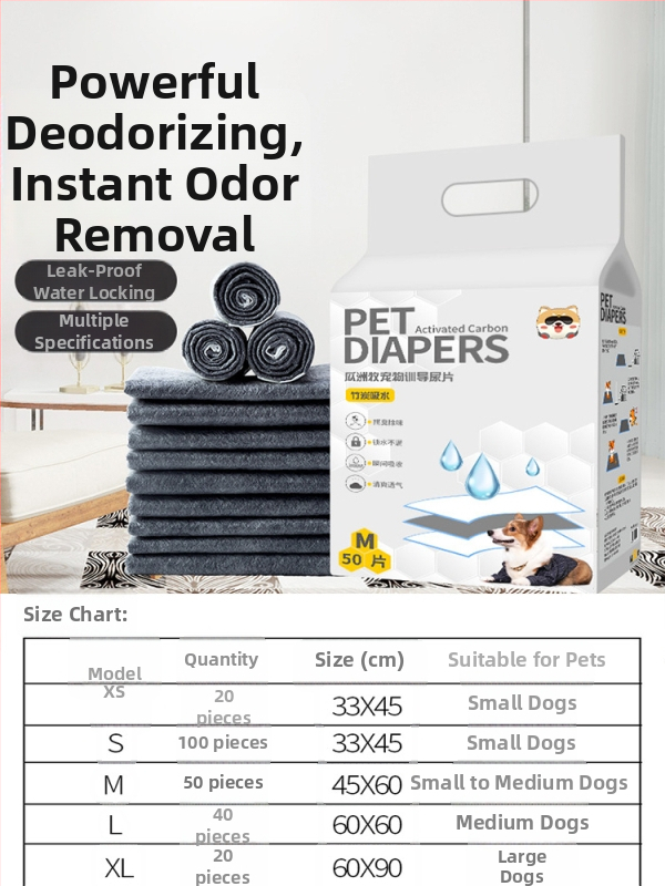 Vienkartinės kilimėliai augintiniams šunims ir katėms, 100 vnt., nepluošto medžiaga, sugeriantys ir kvapų neutralizavimas