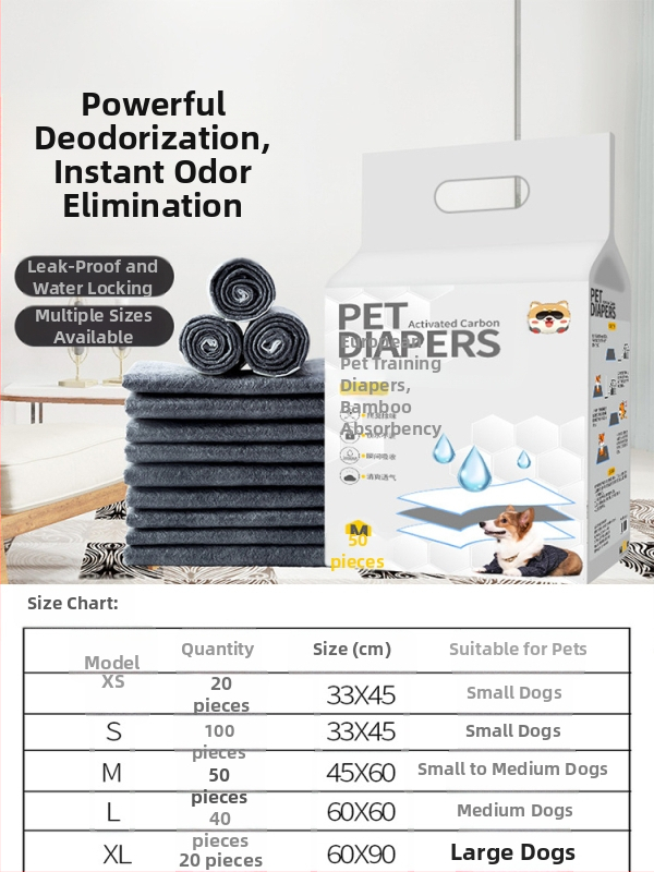 Vienkartinės kilimėliai augintiniams šunims ir katėms, 100 vnt., nepluošto medžiaga, sugeriantys ir kvapų neutralizavimas