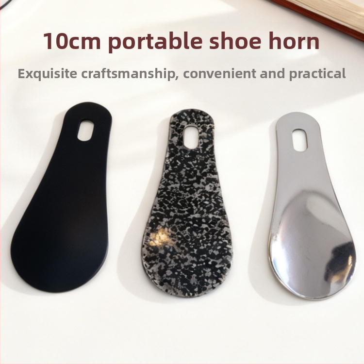Nerūsējošā tērauda shoehorn, pārnēsājams, bezkontakta, kompakts dizains