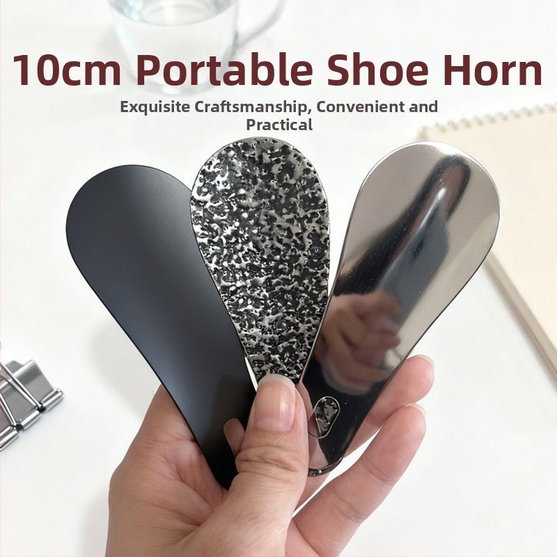 Nerūsējošā tērauda shoehorn, pārnēsājams, bezkontakta, kompakts dizains