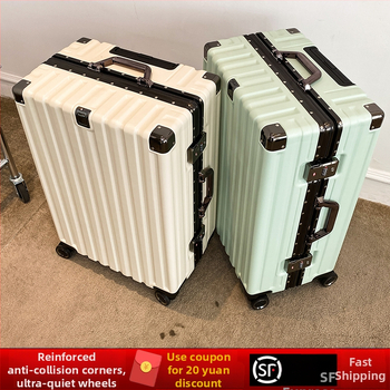 Unisex PC ceļojumu koferis ar universālajiem riteņiem, aizslēdzams, parastā kombinētā aizslēga, ūdensizturīgs, nolietojuma izturīgs un pret zādzību