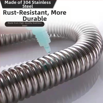 304 roostevabast terasest valamu äravoolutorud, S-kurv, tõmbe tüüp, lõhnavastane, valamukomplekt