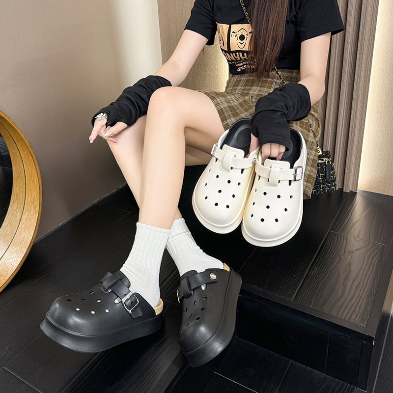 Női Crocs-stílusú EVA papucs, EVA felső rész és talp, divatos, kiadás 2025