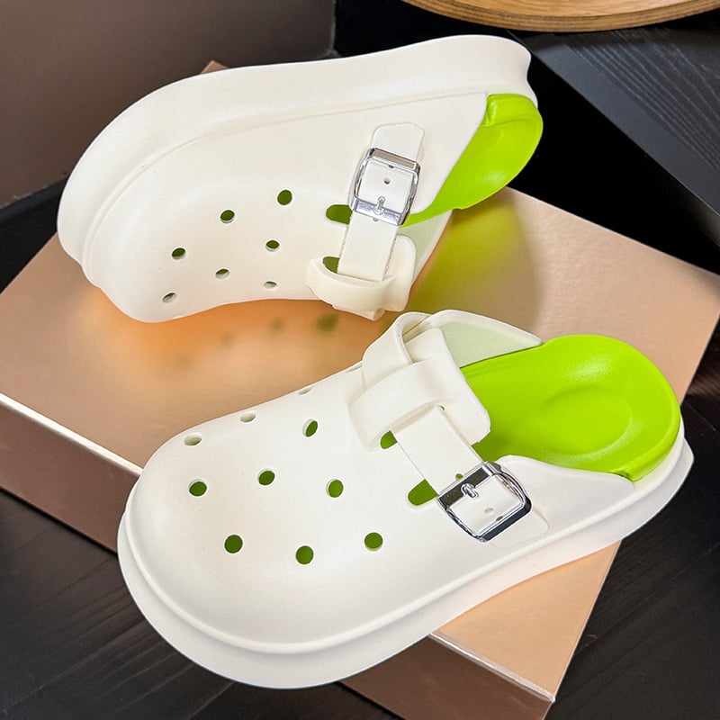 Női Crocs-stílusú EVA papucs, EVA felső rész és talp, divatos, kiadás 2025
