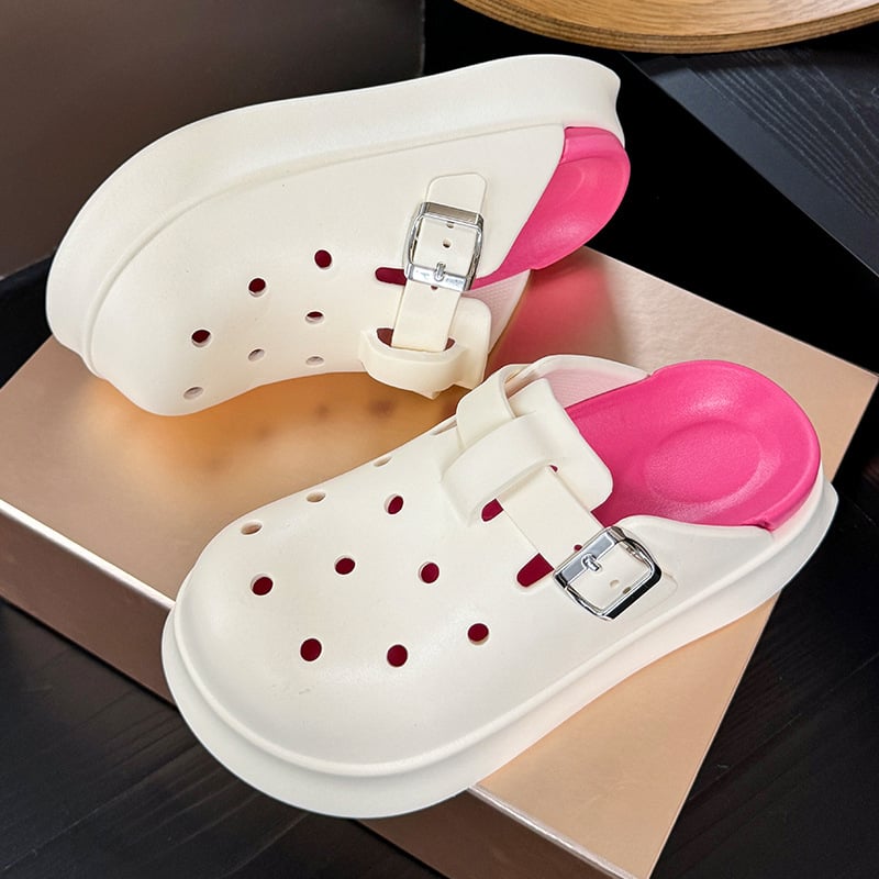 Női Crocs-stílusú EVA papucs, EVA felső rész és talp, divatos, kiadás 2025
