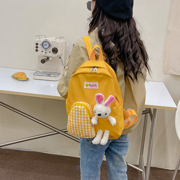 Bērnu mugursoma ar modernu karikatūru dizainu, poliesters, ūdensizturīga un nodilumizturīga, 2025. gada pavasaris, modelis TD&9279, piemērots bērnudārzam