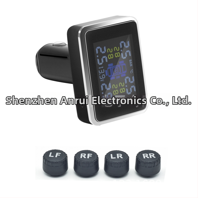 Juhtmevaba TPMS nelja ratta iseseisva kuvaga, digitaalne ekraan, 0-6 BAR vahemik, sobib sedaanile, SUV-ile ja haagissuvilale