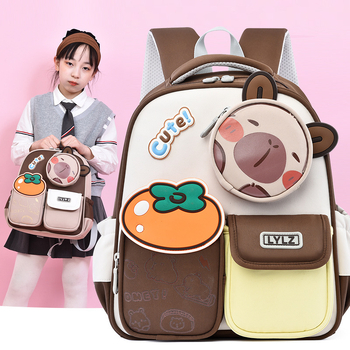 Unisex kooli seljakott anime musteriga, Oxford kangas, polüestervooder, õhupadi rihm, hingav disain