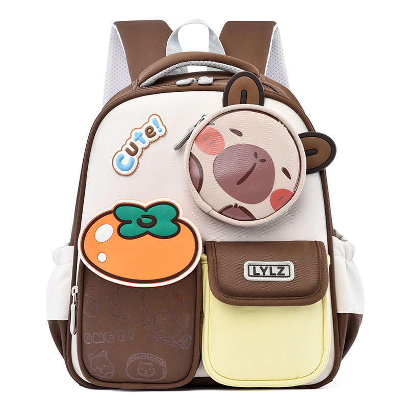 Unisex kooli seljakott anime musteriga, Oxford kangas, polüestervooder, õhupadi rihm, hingav disain