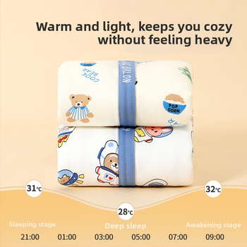 Kūdikio miego maišelis – tankus, medvilnės išorė, poliesterio pamušalas, metalinis užtrauktukas, animacinis raštas, tinkamas žiemai, pavasariui ir rudeniui, pastovaus temperatūros funkcija, amžius 1–3 metai