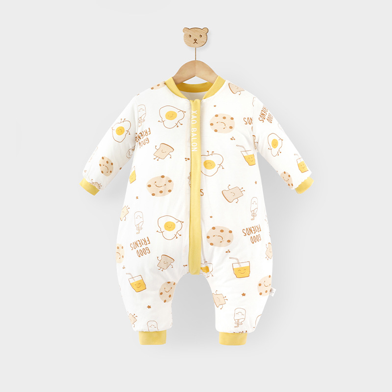 Kūdikio miego maišelis – tankus, medvilnės išorė, poliesterio pamušalas, metalinis užtrauktukas, animacinis raštas, tinkamas žiemai, pavasariui ir rudeniui, pastovaus temperatūros funkcija, amžius 1–3 metai