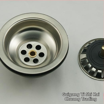 Drenáž pre drez SCP01 – nerezová oceľ + ABS, 160 g, moderný minimalistický štýl