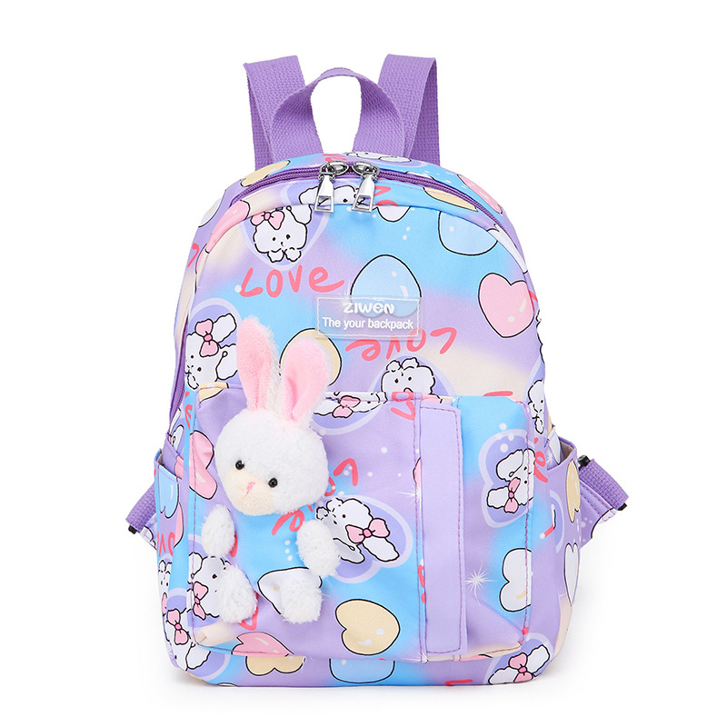 Põhikooli õpilastele mõeldud seljakott armsa anime mustriga; materjal nailon; hingav, veekindel, ultra kerge; vooder polüester; kaarjas õla rihm.