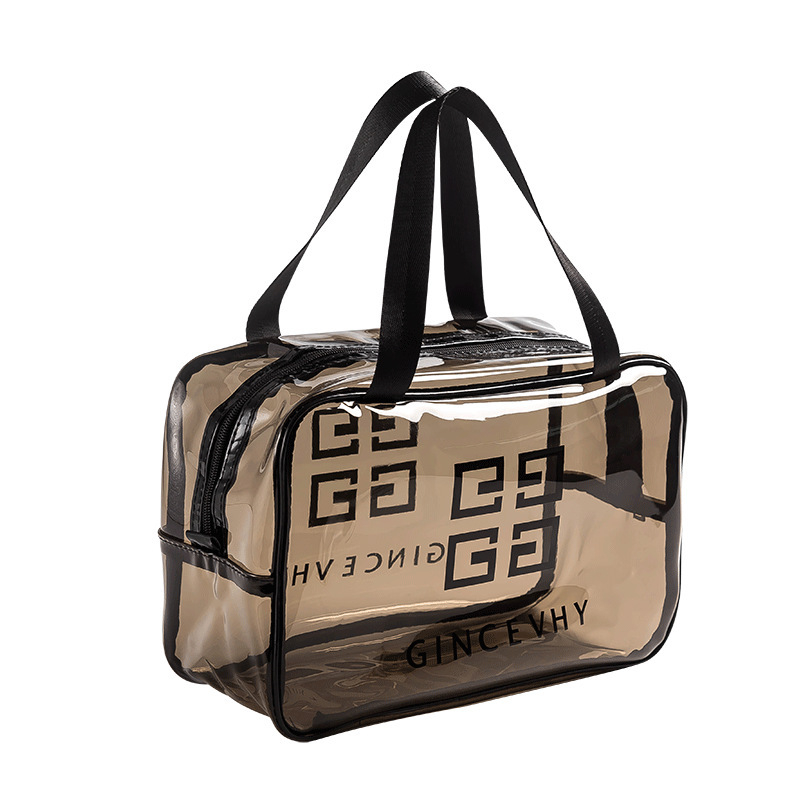 PVC kosmeetika kott, kubikujuline vorm, suur maht, veekindel, reisile