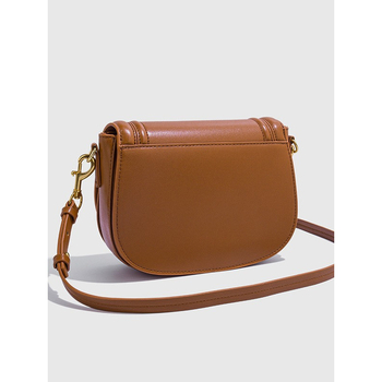 Hongfeng naiste käekott – Saddle bag, PU nahk, tänavust stiili, ovaalne kuju, kattega avamine, sisemine lukuga tasku