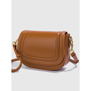 Hongfeng naiste käekott – Saddle bag, PU nahk, tänavust stiili, ovaalne kuju, kattega avamine, sisemine lukuga tasku