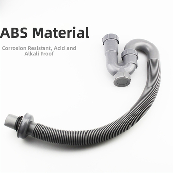 U-kujuline valamute äravoolutor, PP materjal, S-kõver, lõhna tõrje