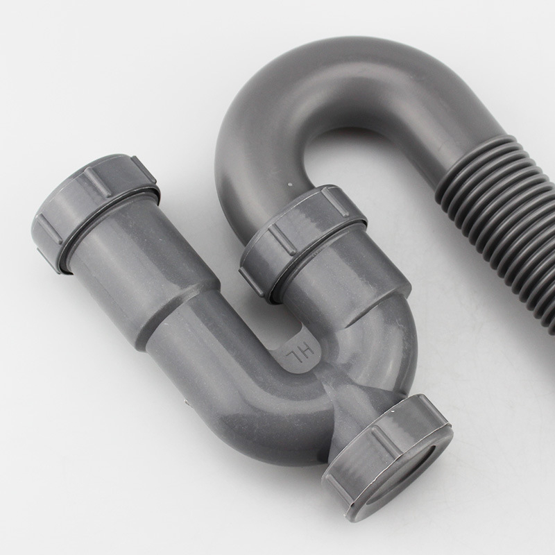 U-kujuline valamute äravoolutor, PP materjal, S-kõver, lõhna tõrje