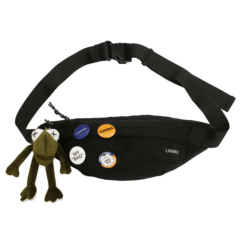 Belfort Vyriski krūtinės krepšys – Gatvės stilius, Denim audinys, Kvėpuojantis ir atsparus vandeniui, Raidžių raštas